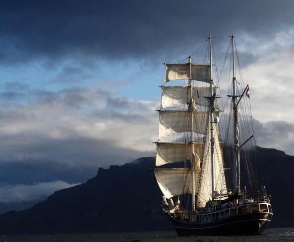 tallship thalassa picture by eric clubley 2023 08 22 at 21.51.05